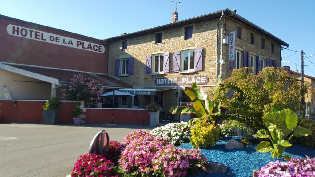Hotel De La Place Loyettes Exterior foto